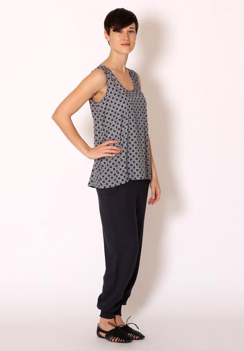 Pintuck - Saba Vest – Adalina Print