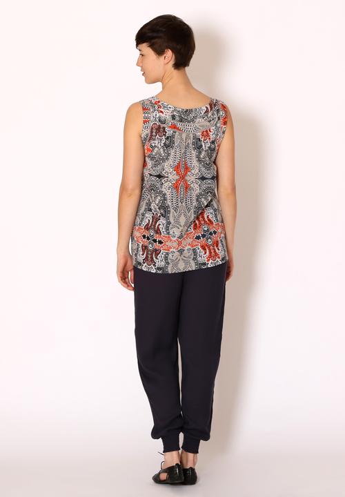 Pintuck - Petra Gather Top – Henna