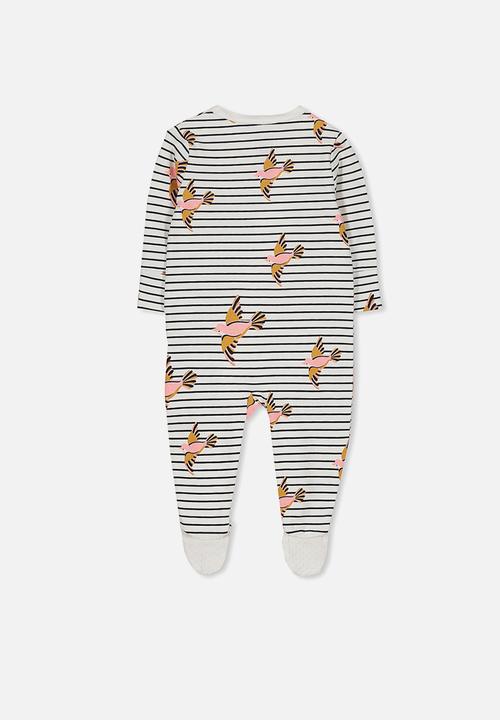 Cotton On - Baby mini zip through romper