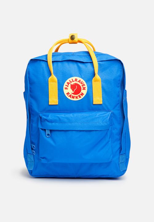 blue and yellow kanken