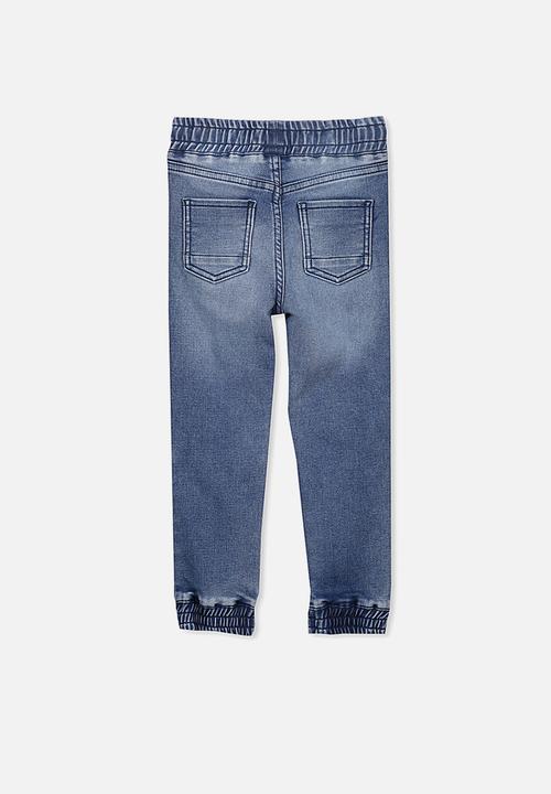 Cotton On - Kids Bobby track denim pants
