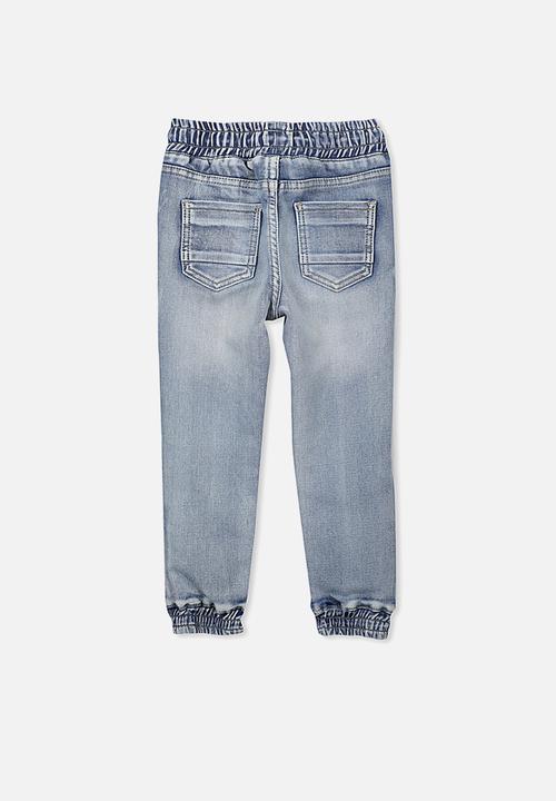 Cotton On - Kids Bobby track denim pants
