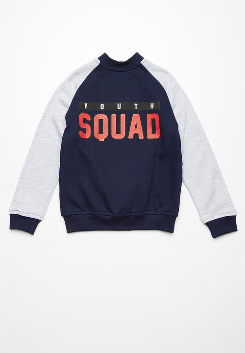 basicthread - Kids boys printed fleece bomber