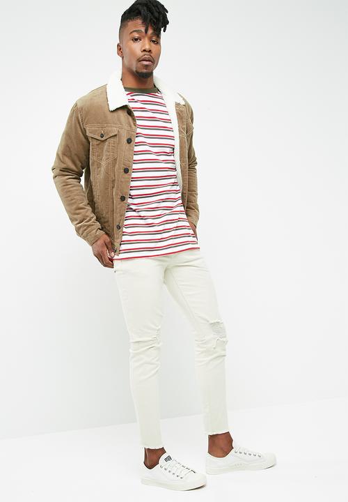 Only & Sons - Ringer boxy tee