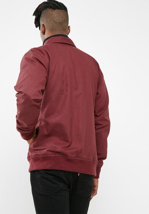 basicthread - Harrington jacket - burgundy
