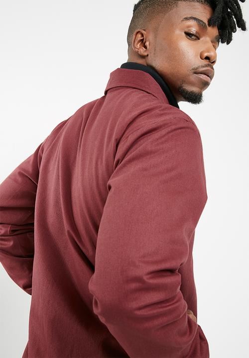basicthread - Harrington jacket - burgundy