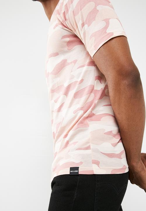 Only & Sons - Van camo tee
