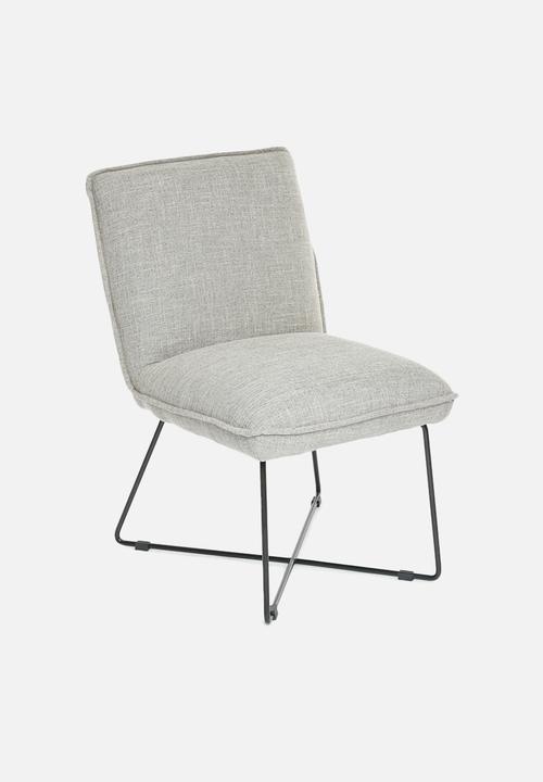 Sixth Floor - Cross chair - Grey