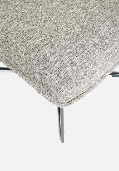 Sixth Floor - Cross chair - Grey
