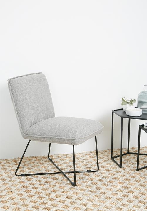 Sixth Floor - Cross chair - Grey