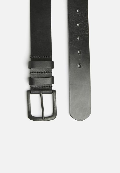 Superbalist - Leather belt - black