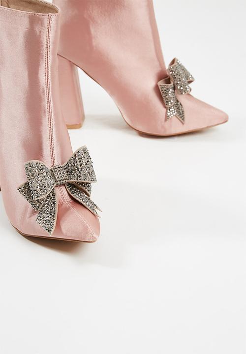 dailyfriday - Bow detail boot - pink