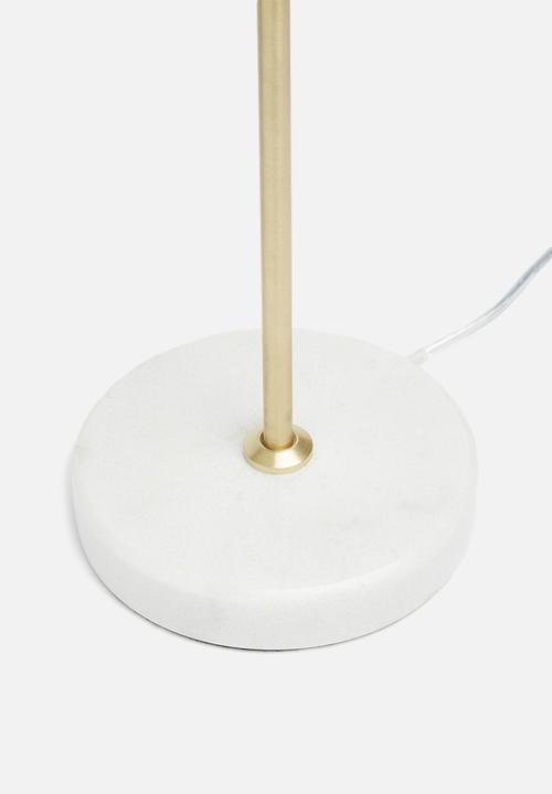 Sixth Floor - Blair table lamp - clear/gold