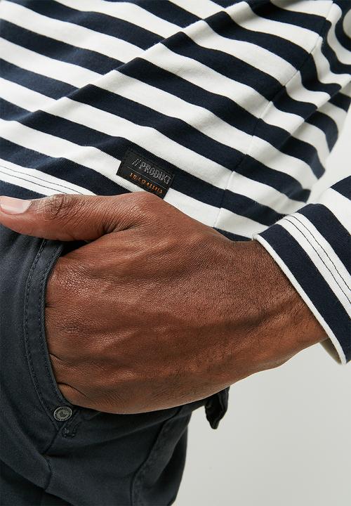 PRODUKT - Fast stripe long sleeve tee