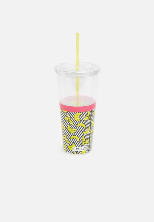 Mustard  - Banana straw cup