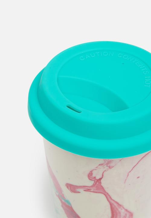 Mustard  - Marble double wall mug