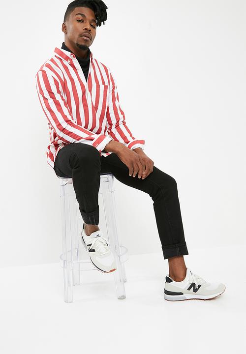 New Look - Bold long sleeve stripe shirt