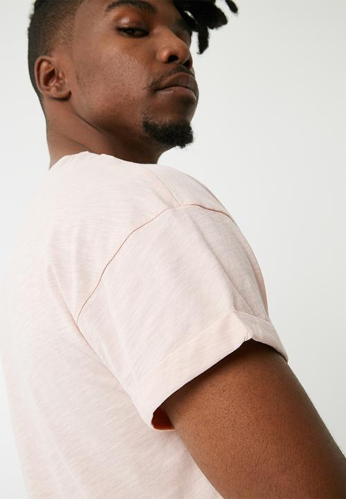 New Look - High roll short sleeve tee