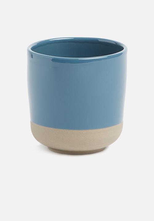 Present Time - Brisk cup set of 2 - blue