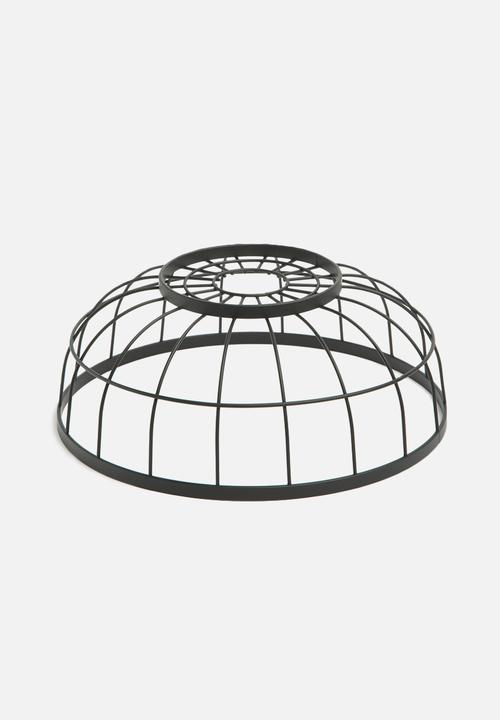 Present Time - Open grid fruit basket - black