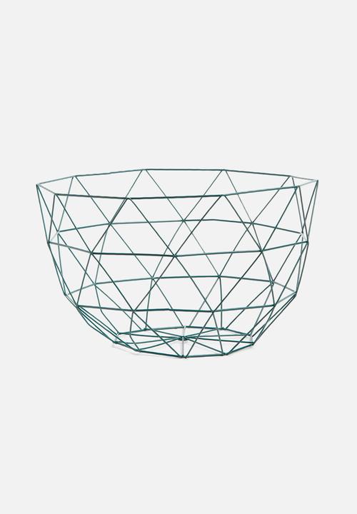 Present Time - Linea fruit bowl set of 2 - green