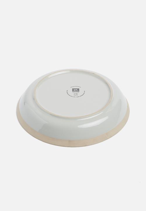 Present Time - Large brisk platter - grey