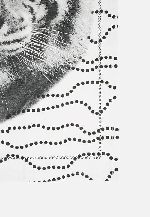 Present Time - Tiger face tea towel
