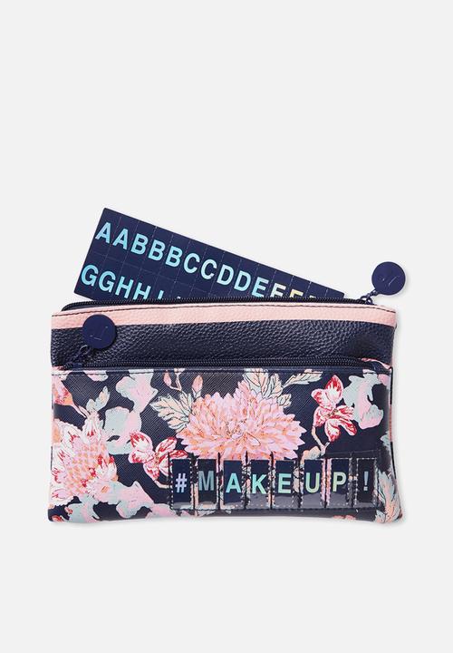 Cotton On - Personalised dual zip cosmetic case