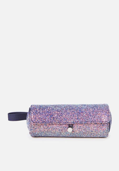 Cotton On - Roll up brush cosmetic case 