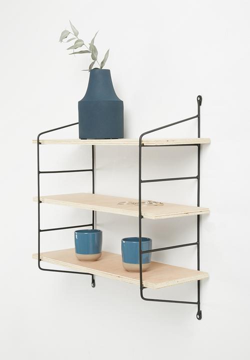 Sixth Floor - Deco shelf - black