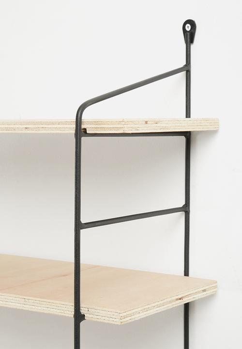 Sixth Floor - Deco shelf - black