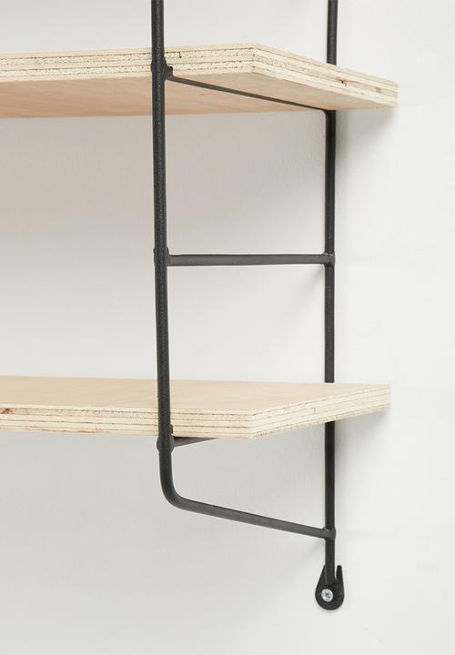 Sixth Floor - Deco shelf - black