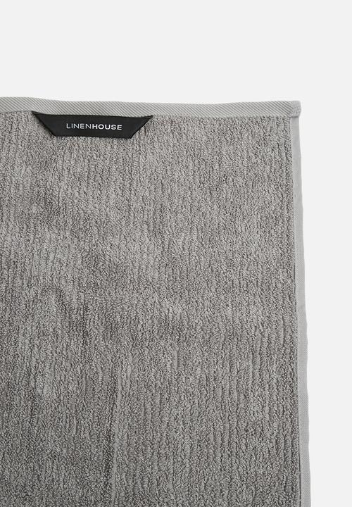 Linen House - Reed bath towel - grey