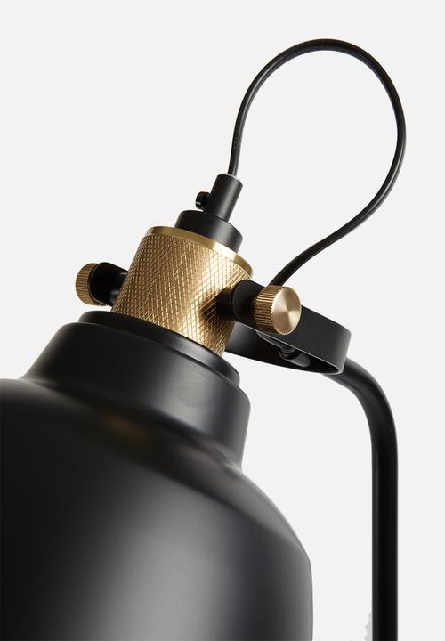 Sixth Floor - Brooklyn floor lamp - black
