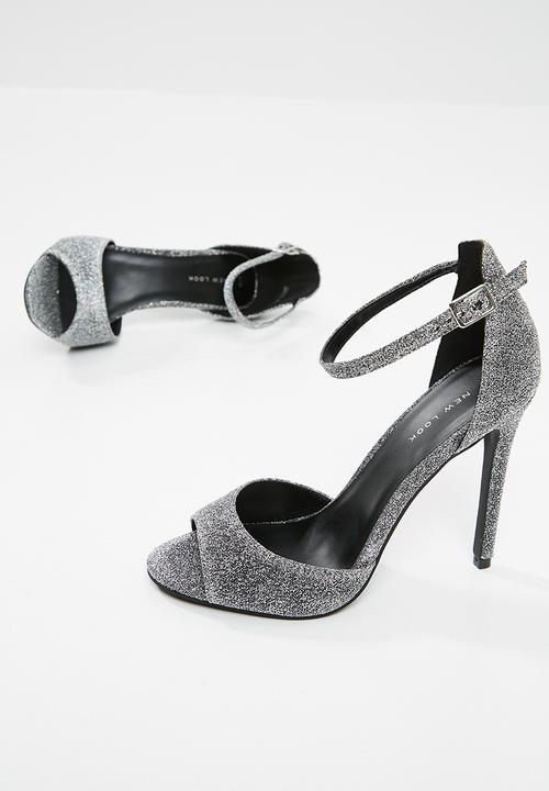 New Look - Glitter stiletto - silver