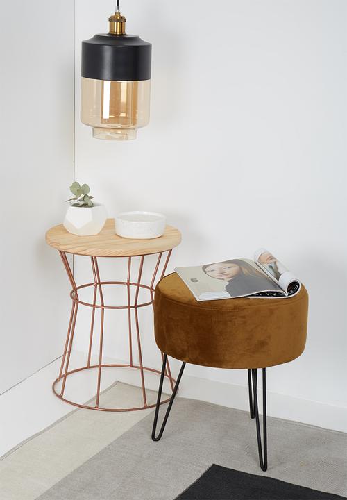 Sixth Floor - Duo cylinder pendant - black