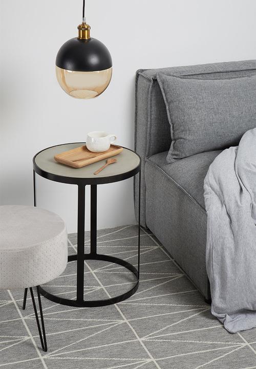 Sixth Floor - Duo ball pendant - black