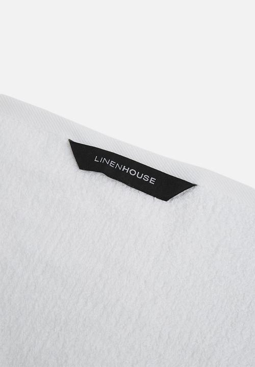 Linen House - Reed towel  -  white