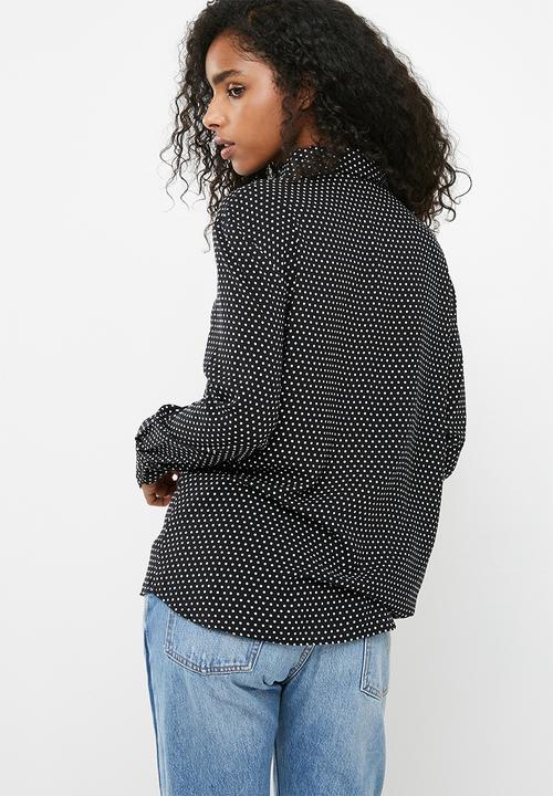 dailyfriday - Oversize shirt - black & white
