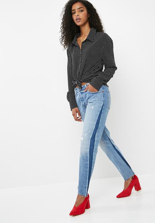 dailyfriday - Oversize shirt - black & white