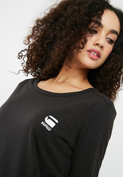G-STAR - Jiling straight long sleeve tee - black