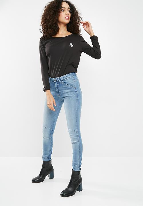 G-STAR - Jiling straight long sleeve tee - black