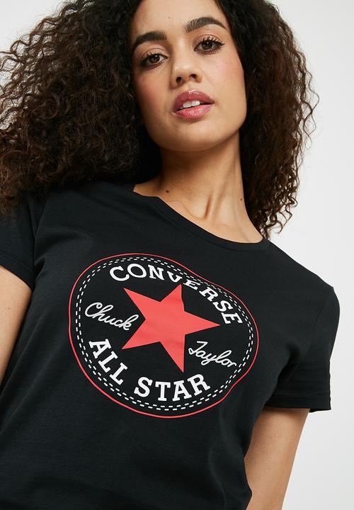 Converse - Core crew short sleeve tee - black