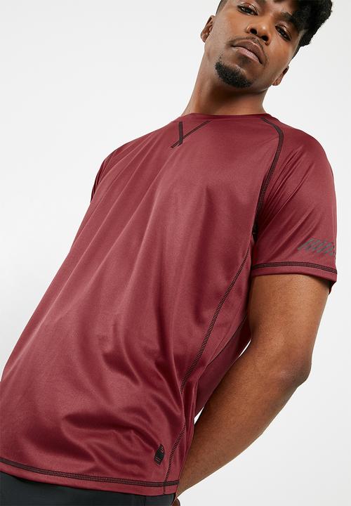 basicthread - Crew neck tee - red