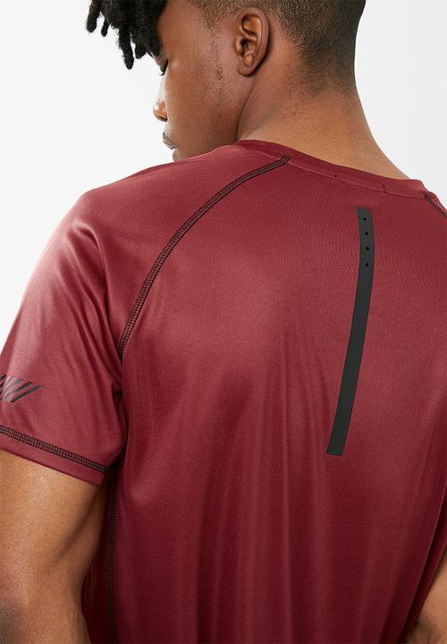basicthread - Crew neck tee - red