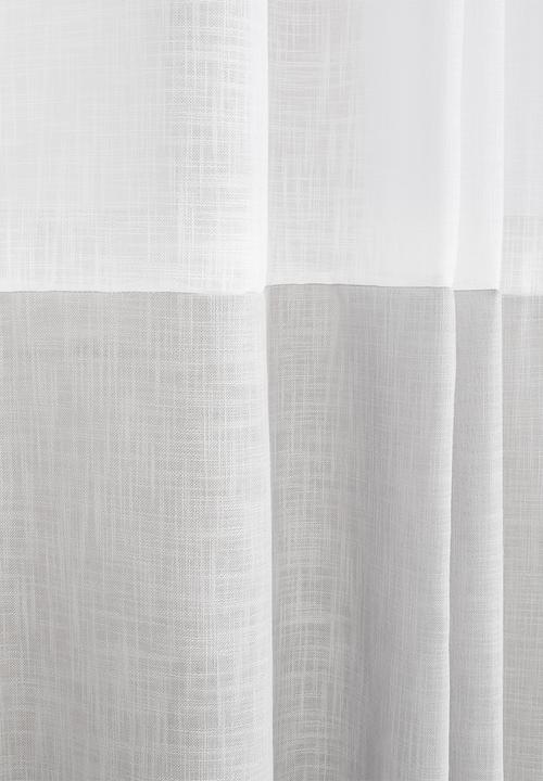 Sixth Floor - Two tone eyelet curtain