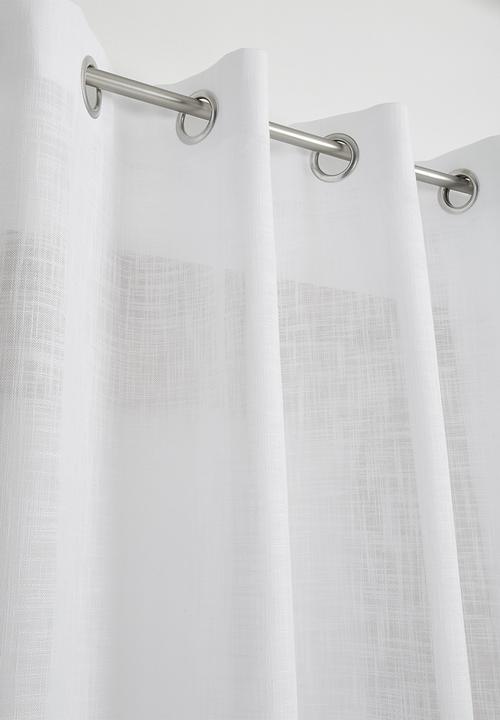 Sixth Floor - Two tone eyelet curtain