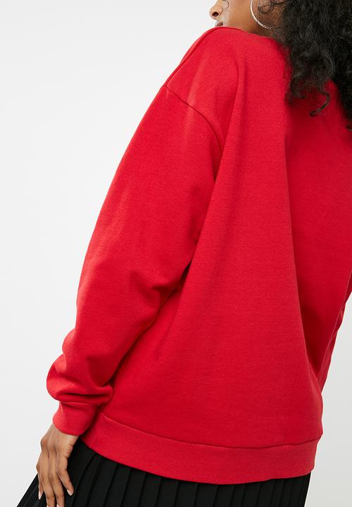 dailyfriday - Printed sweat top - red 