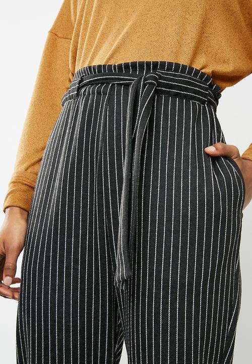 dailyfriday - Paper bag trouser - black 