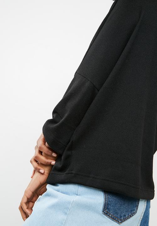 dailyfriday - Oversize knit top - black